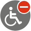 This accommodation, tour or holiday is generally NOT suitable for persons with reduced mobility.